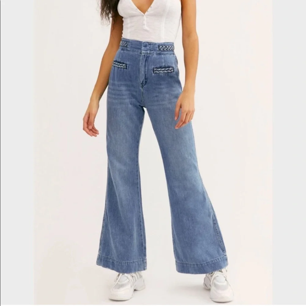 Free People Seasons in the Sun denim jeans